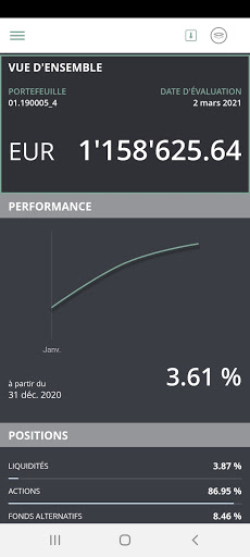 Android application Thaler ebanking screenshort