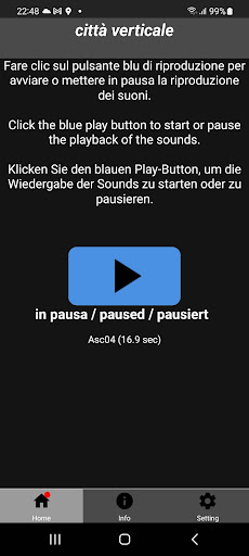 Android application citta verticale screenshort