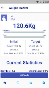 Mobile Weight Scale Tracker