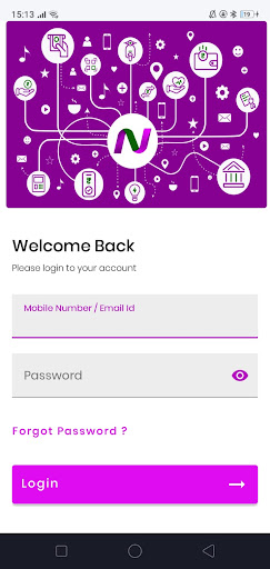 Android application Neodigi Pay screenshort