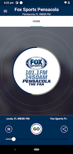 Android application Fox Sports Pensacola The Fan screenshort