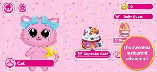 CupCakeCats: Cooking City screenshot 1