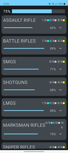Android application Camo Tracker screenshort