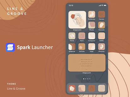 Spark Launcher PRO - OS 14 Launcher Captura de tela