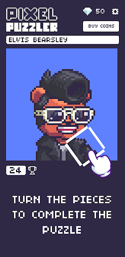 Android application Pixel Puzzler screenshort