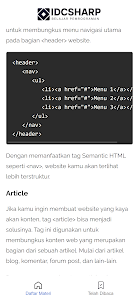 IDCSharp - Ayo Belajar HTML