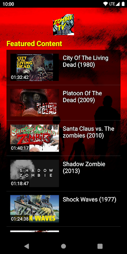 Android application Zombie Television screenshort