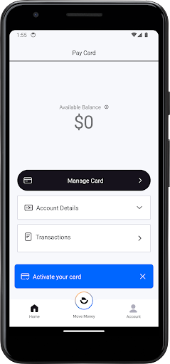 Android application Ferry Pay screenshort