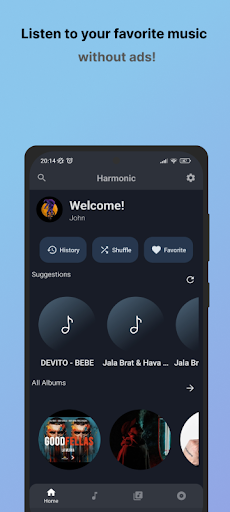 Android application Harmonic screenshort