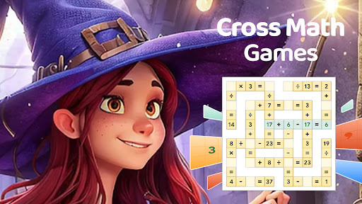 Android application Crossmath Games - Math Puzzle screenshort