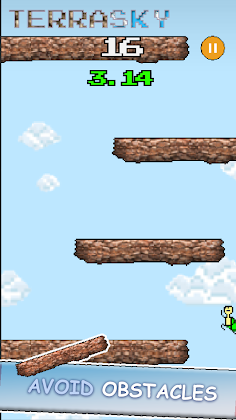 Terrasky - Infinite Pixel Fly - Screenshot 2
