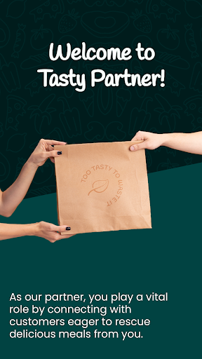 Android application Tasty - Partner screenshort