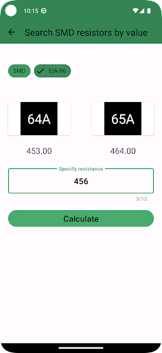 Resistor Code Screen 2