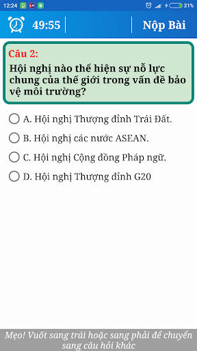 Luyện Thi Thử Địa Lý THPT QG Screen 3
