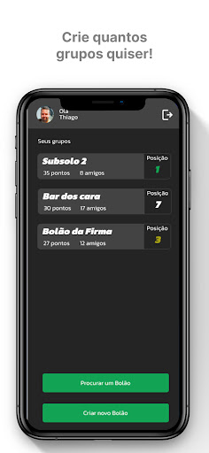 Bolão da Copa Screen 2