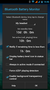 Bluetooth Battery Monitor Pro исправленный Apk 2