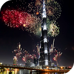 Dubai Fireworks Live Wallpaper Apk
