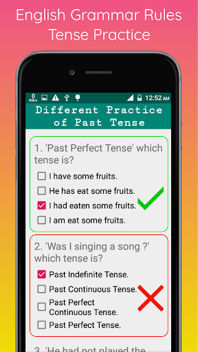English Grammar Rules Handbook Screen 2