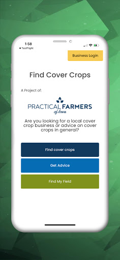 Android application Find Cover Crops screenshort