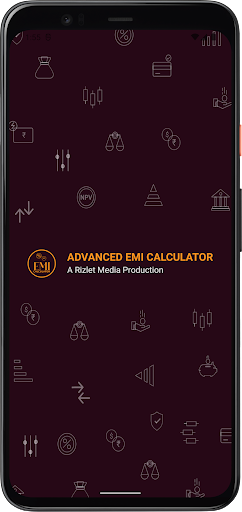Android application Advanced EMI Calculator screenshort