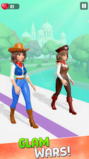 Glam Walk Dress Up Queen