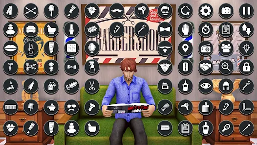 Trillion Games on X: Play as a Barber 🎮 Virtual Barber The Hair Cutting Shop  Game Download Game:  #virtual #barber #hair #cutting  #shop #BeardStyles #modern #hairdresser #barbershop #HairColor #haircut  #brushes #SanjuTrailer #