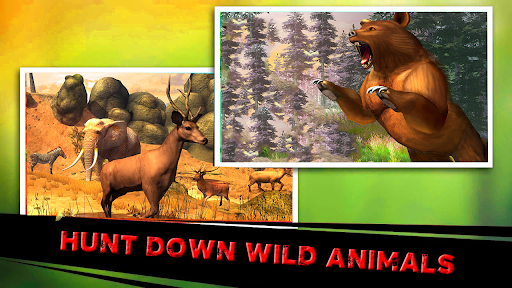 Android application deer hunting: hunter games screenshort