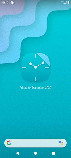 Material Clock and Wallpaper Screen 3