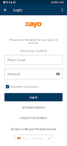 Zayo UC CA Screenshot 1 - AppWisp.com