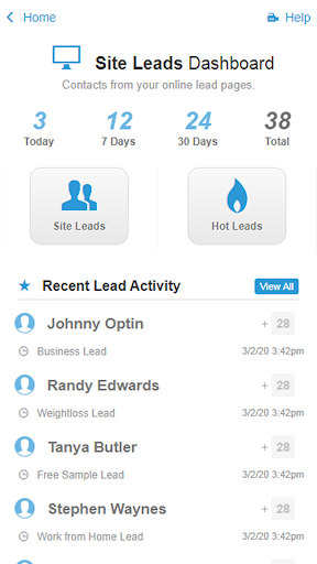 MyTotalPro.io App and System Screen 3