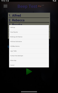 Beep Test Pro Screenshot