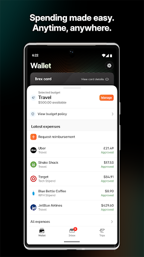 Android application Brex screenshort