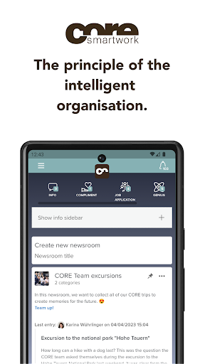 Android application CORE 2.0 app screenshort