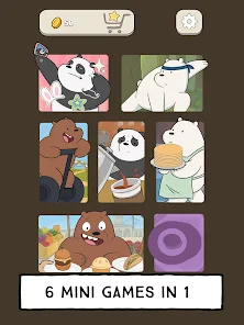 We Bare Bears Free Bears Sticker - Sticker Mania