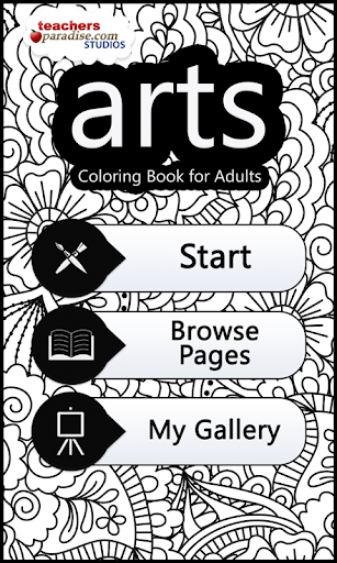 Android application arts Coloring Book for Adults screenshort