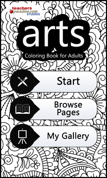 arts Coloring Book for Adults - 4 - (Android)