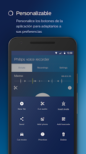 Grabadora de voz Philips Screenshot