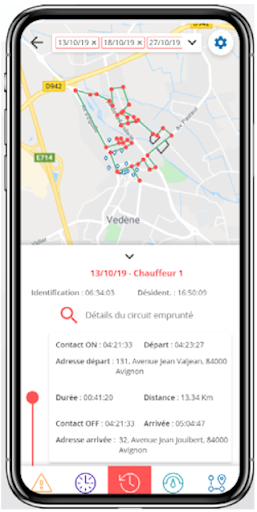 Android application Citi'Vision screenshort