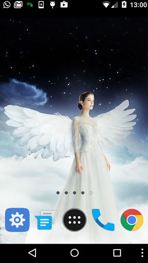 white angel wallpaper Screen 2