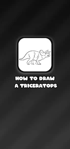 How To Draw a Triceratops