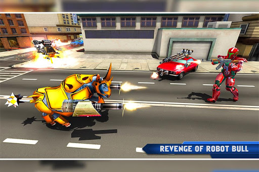 Bull Robot Car Transforming Games: Robot Shooting 1.0.6 screenshots 12
