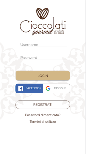 Android application Cioccolati Gourmet screenshort