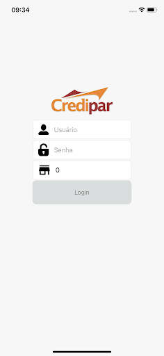 Android application Credipar screenshort