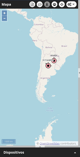 Android application GeoTrack Rastreo screenshort