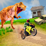 Bike Racing Dino Adventure 3D: Dino Survival Games icon