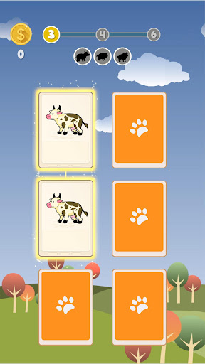 The Pets Pair Up Memory Game Screen 3