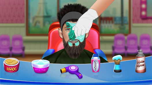 Barber Shop Hair Cut Games 3D 1.2 APK + Mod (Unlimited money) إلى عن على ذكري المظهر