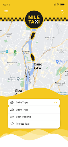 Android application Nile Taxi screenshort