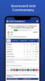 CricManiac - Live Cricket Scores 1.0 APK screenshots 5