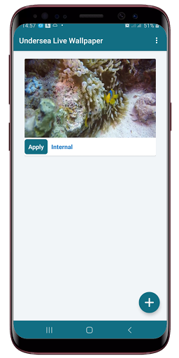 Android application Under Ocean Live Wallpaper screenshort